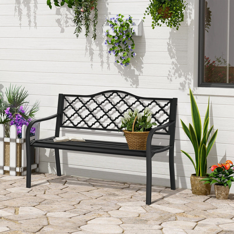 Antique Cast Iron Bench Outsunny