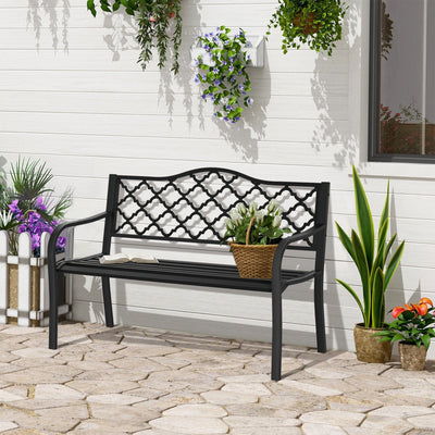Antique Cast Iron Bench Outsunny