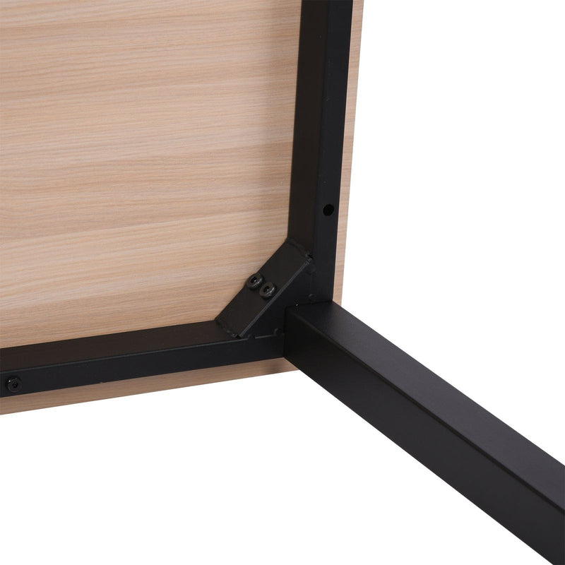 Adjustable Computer Desk with Metal Frame