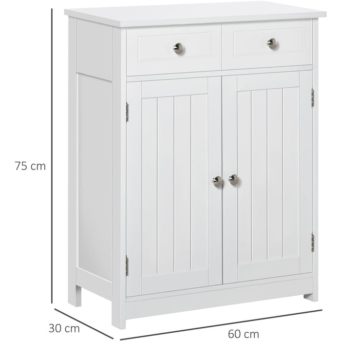 Wooden Bathroom Cabinets Freestanding, 75 x 60cm