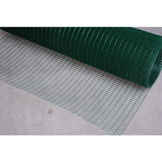 Dark Green PVC Coated Wire Mesh (30m)