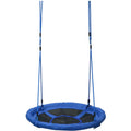 Kids' Round Tree Spin, 100cm, Blue Homcom