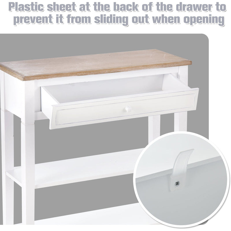 Console Table For Small Hallways - H80 x L75 x W27cm