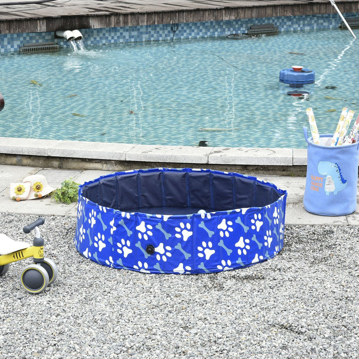 Foldable Dog Pool: Medium (Φ120x30H cm)