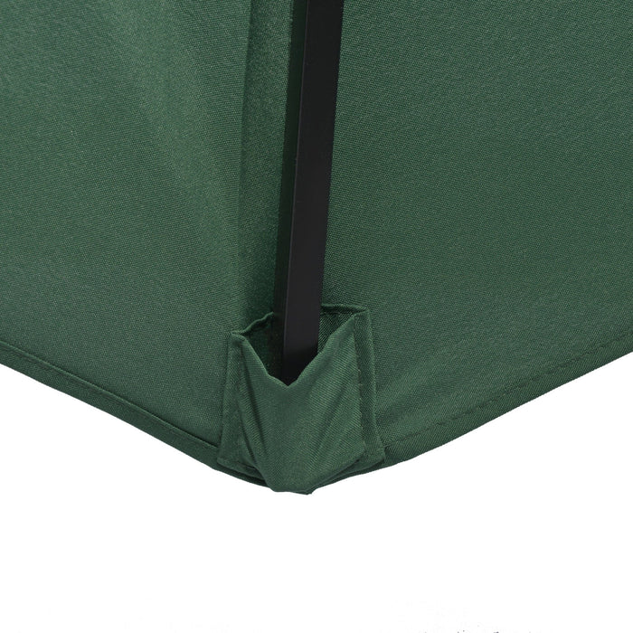 3m Garden Parasol, Green