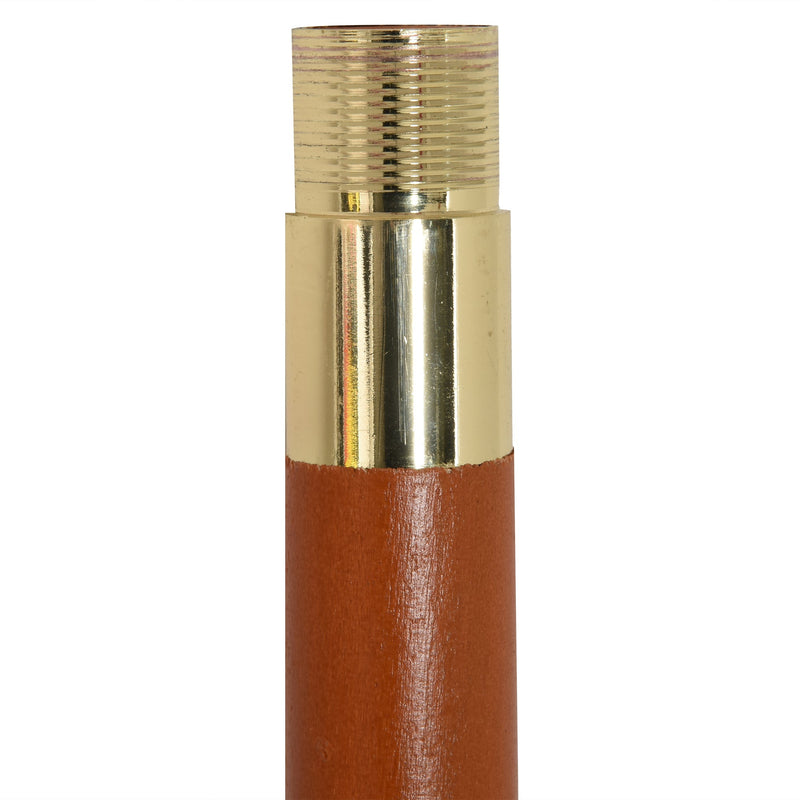 2.5m Wooden Garden Parasol - Top Vent