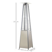 10.5KW Outdoor Propane Gas Pyramid Patio Heater
