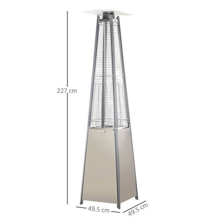 10.5KW Outdoor Propane Gas Pyramid Patio Heater