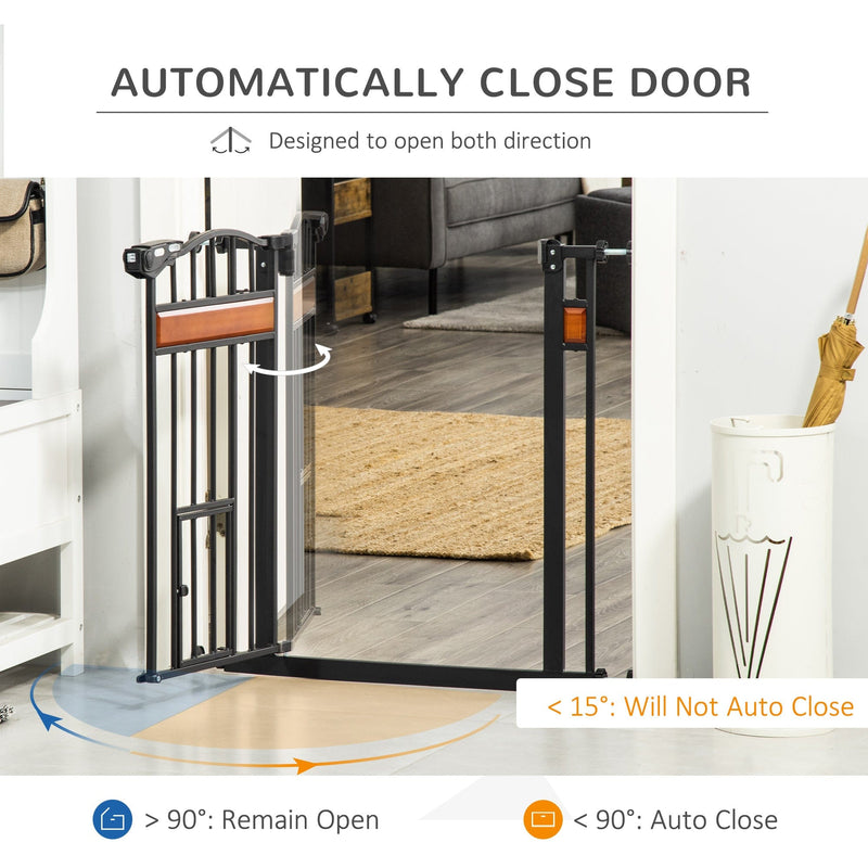 Pet Safety Gate with Door (74-80cm)