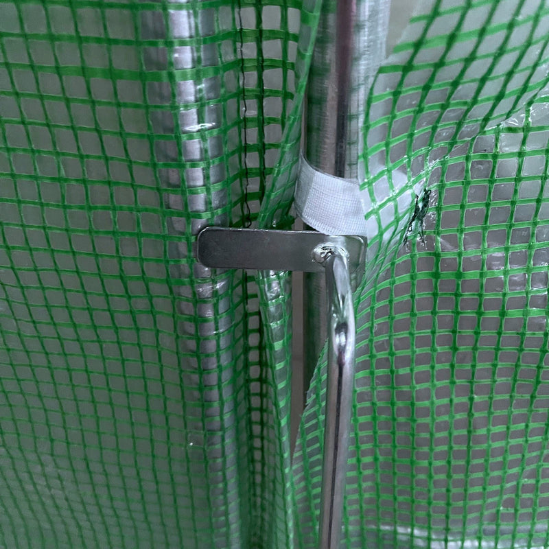 Large Walk in Tunnel Greenhouse, Steel Frame, 4x3m