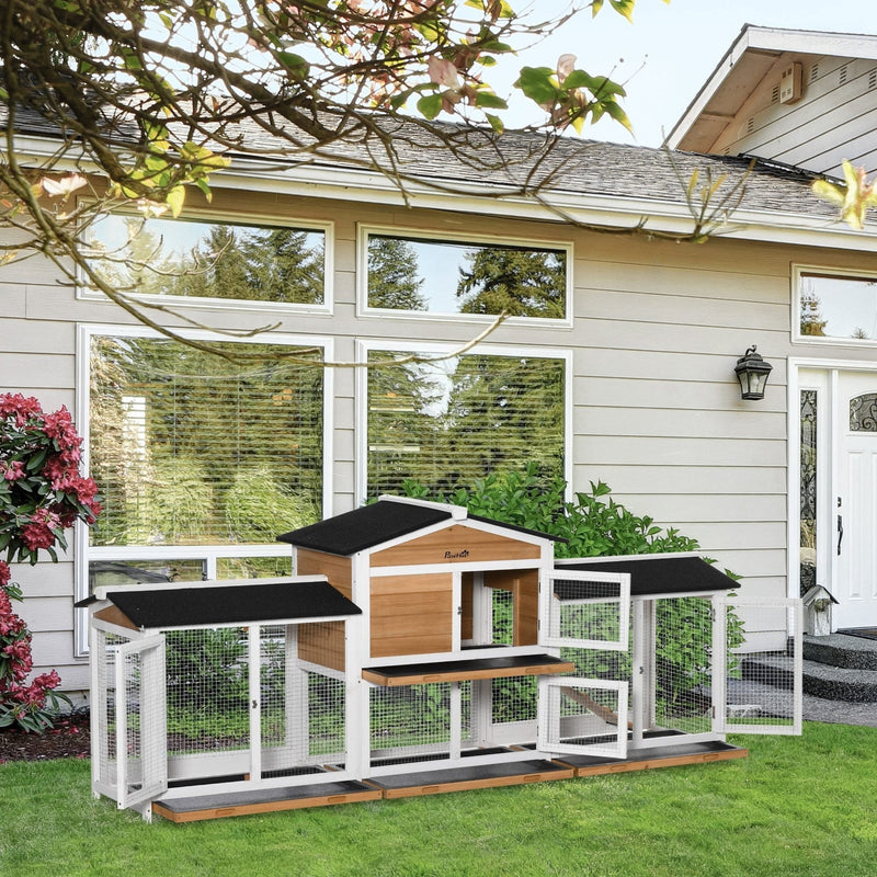 Large Outdoor Rabbit Enclosure Pawhut