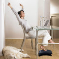 Footrest For Office, Eases Pressure on Lower Back Homcom