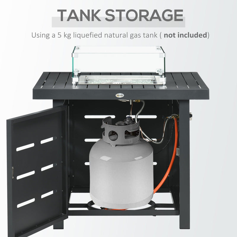 5 Piece Garden Furniture Set with Fire Pit