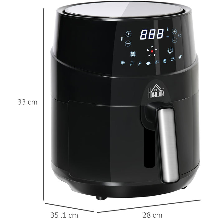 Air Fryer Whole Chicken, 4.5L, Digital Display, 1500W, Black