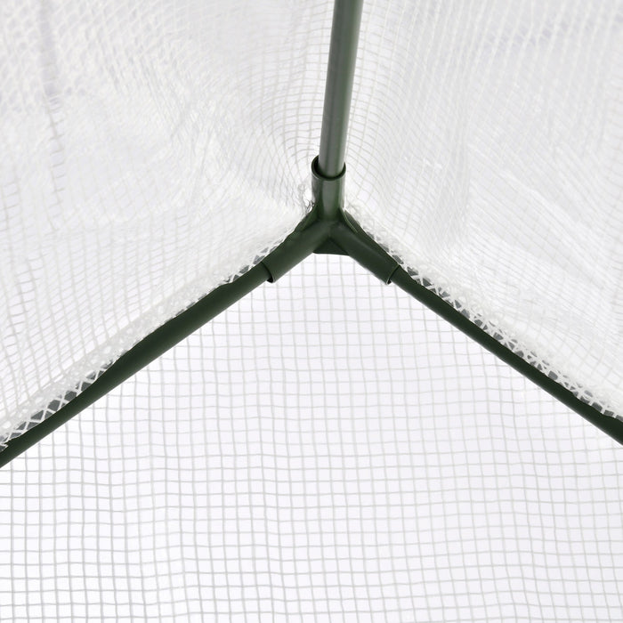 All-Season Portable Greenhouse, Steel Frame, 180x100x168cm