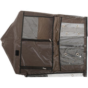 Brown Rabbit Hutch Cage Cover Pawhut