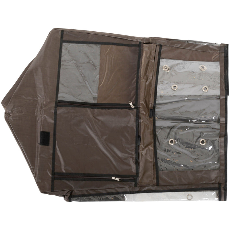 Brown Rabbit Hutch Cage Cover Pawhut