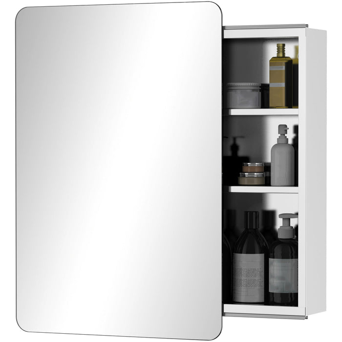 Wall Mounted Mirrored Bathroom Cabinet