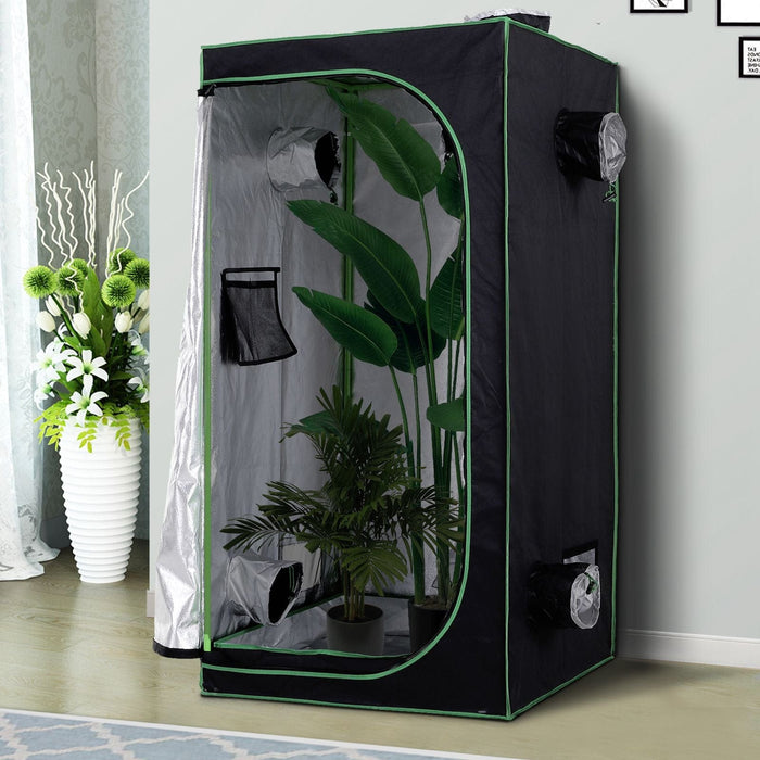 Hydroponic Grow Tent, Window, Tool Bag, 80Lx80Wx160H cm