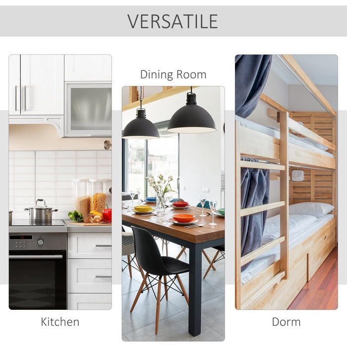 Foldable Drop-Leaf Dining Table, Storage Shelf, Kitchen/Dining