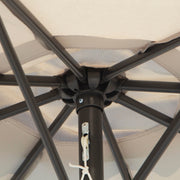 3m Tilting Garden Parasol with Crank Handle Outsunny