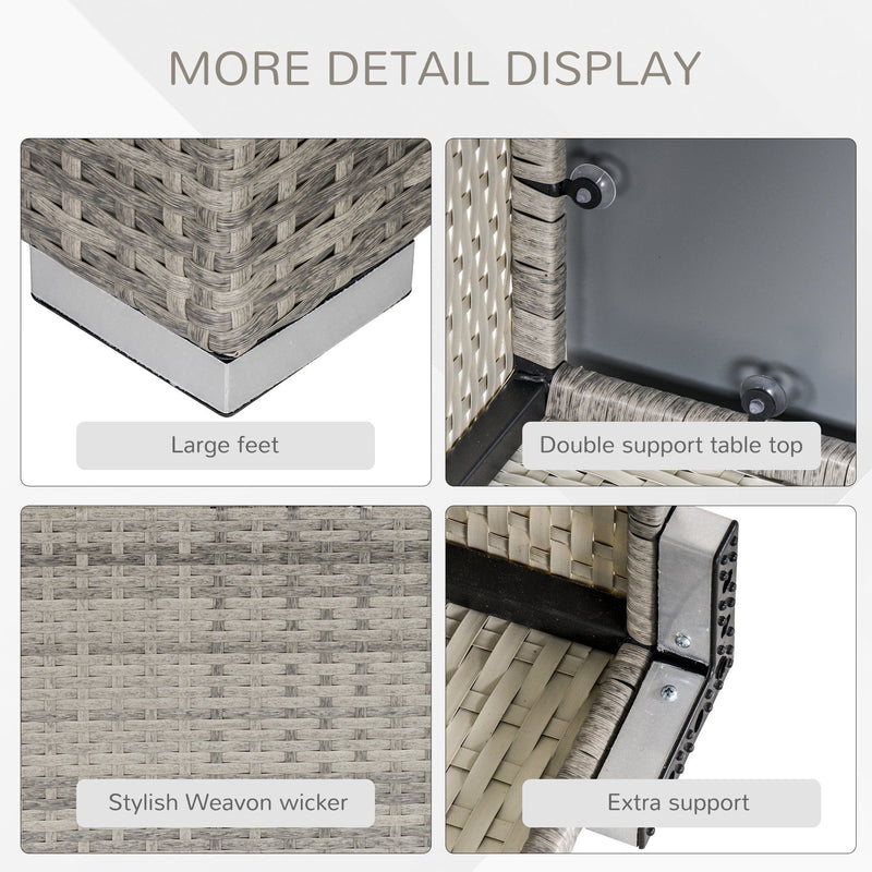 Rattan Patio Coffee Table