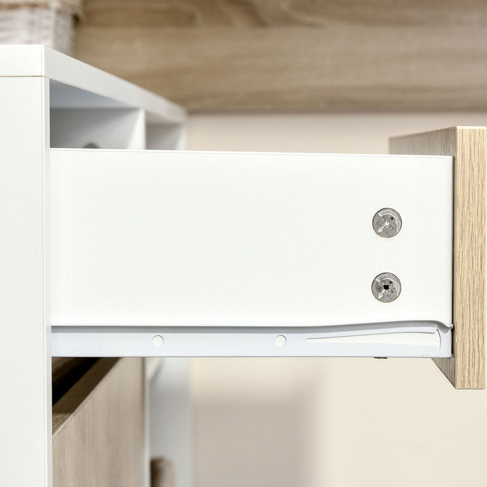 Modern Corner Desk with Storage