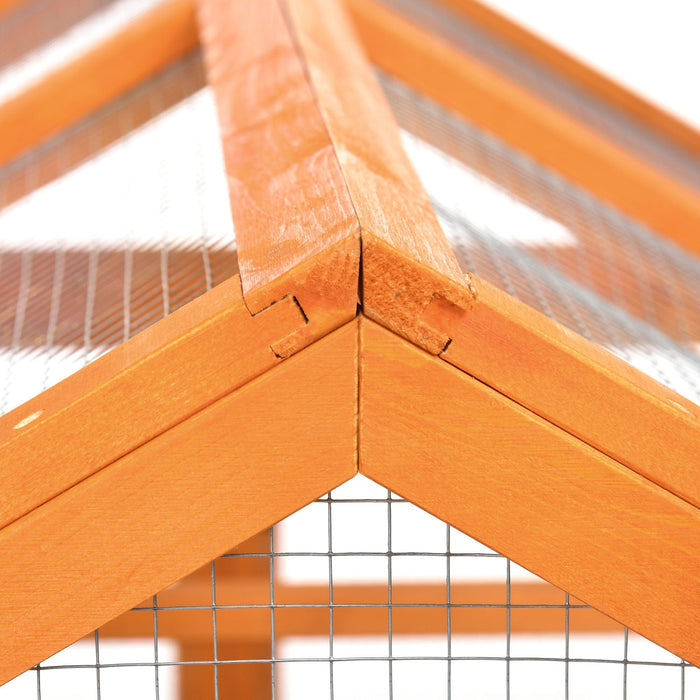 Wooden Chicken Coop with Run