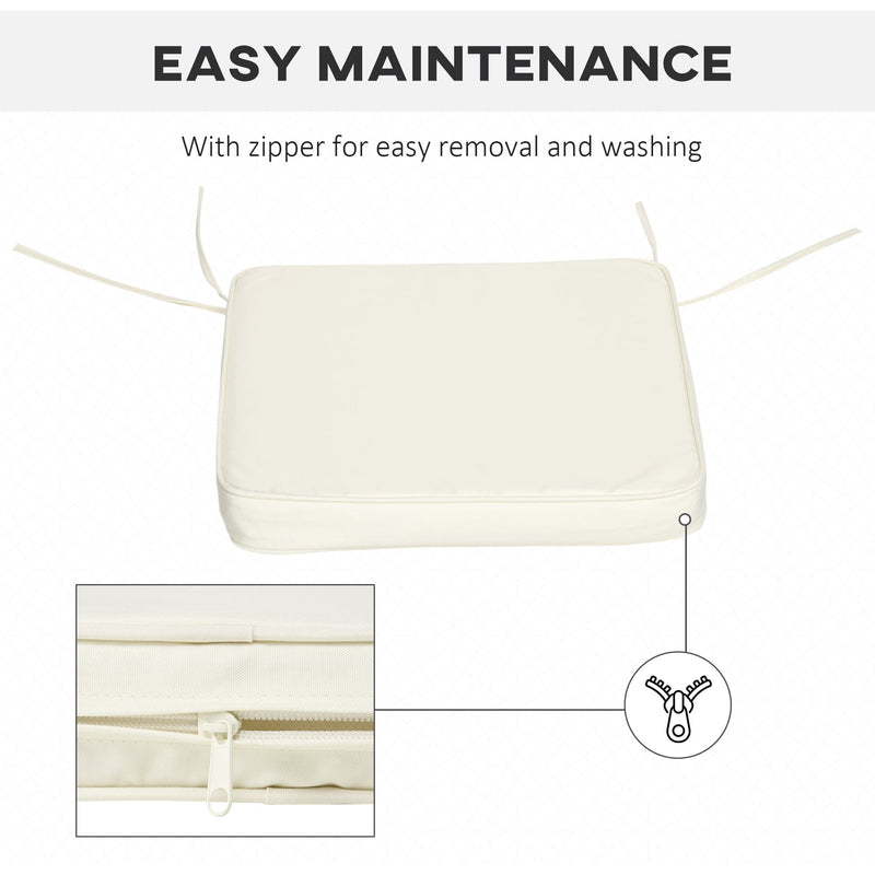 Cream Seat Pads For Garden Chairs