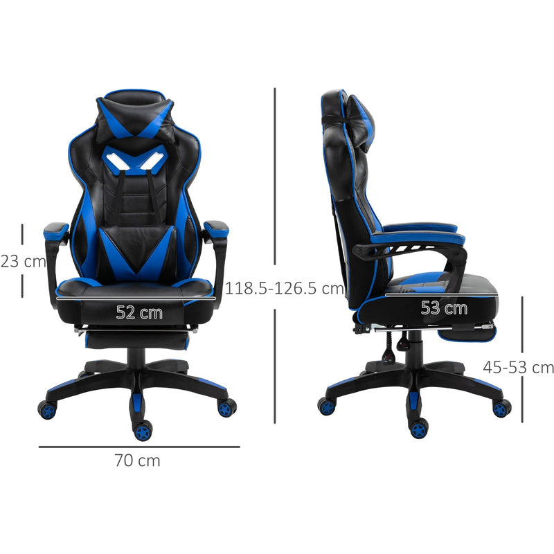Racing Gaming Chair Blue