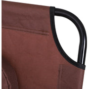 Folding Sun Lounger With Face Hole Outsunny