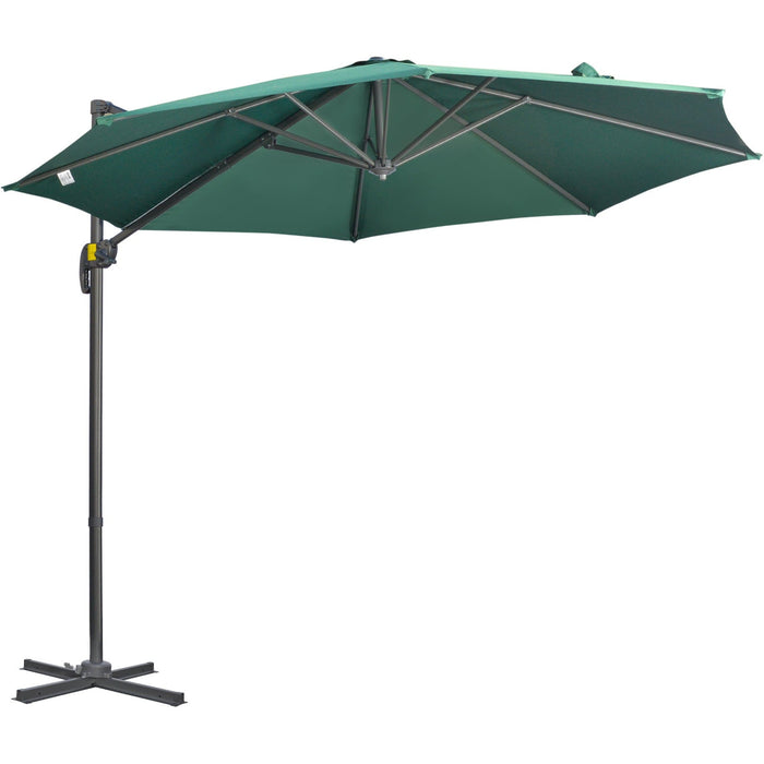 3m Large Overhanging Patio Cantilever Parasol