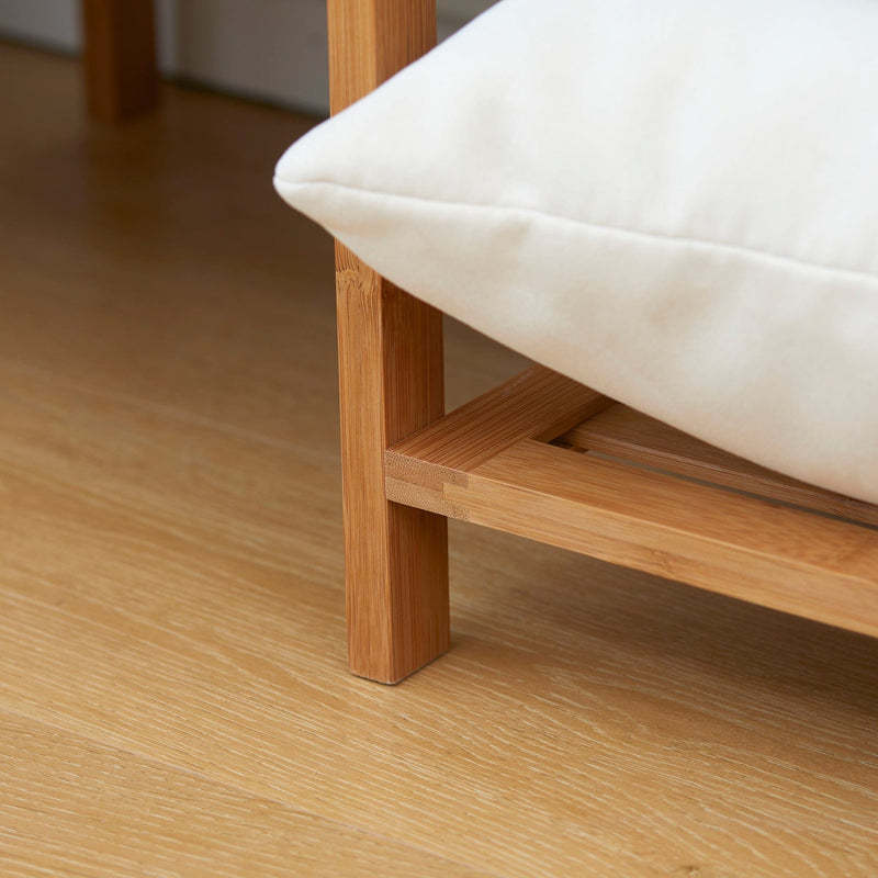 6-Tier Bamboo Clothes Rack with Hanging Rod