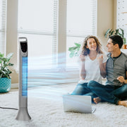 36" Tower Fan with Remote, 3 Speed, Oscillation, 7.5h Timer Homcom