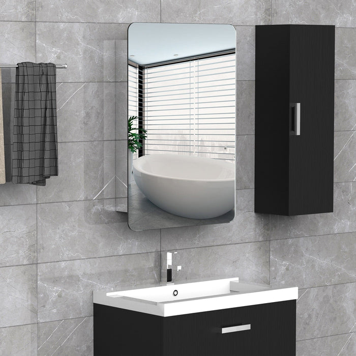 Wall Mounted Mirrored Bathroom Cabinet