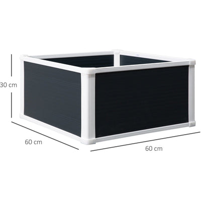 Plastic Planter Boxes Outsunny