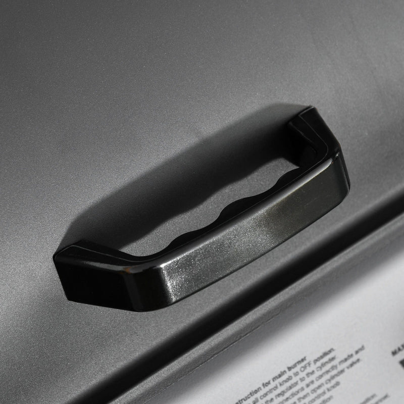 Image of a 2 Burner Gas BBQ Grill Trolley