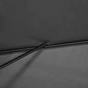 3x2m Stylish Patio Parasol Rectangular - Black Outsunny