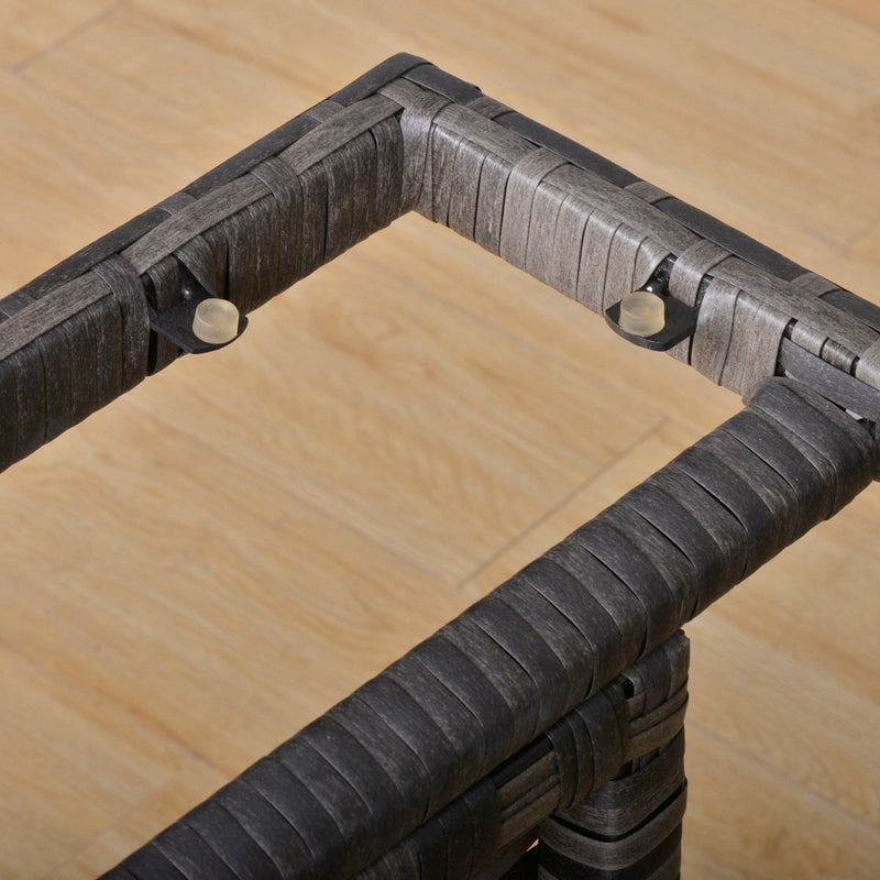 Outdoor Dining Set For 8, Corner Sofa With Footstools