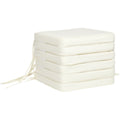 Cream Seat Pads For Garden Chairs Outsunny