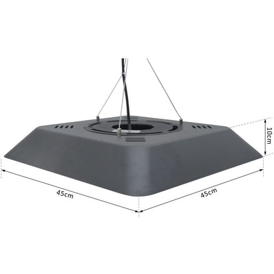 2000W Hanging Patio Heater - Remote, Halogen Outsunny