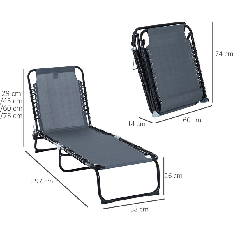 Lightweight Foldable Sun Lounger