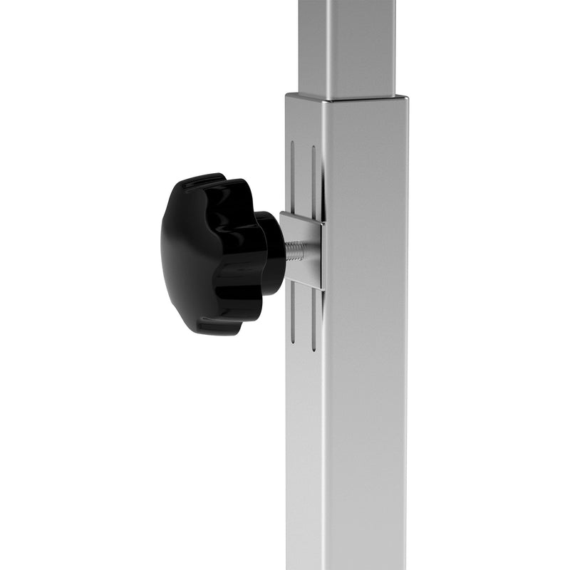 Adjustable Overbed Chair Table with Lockable Castors