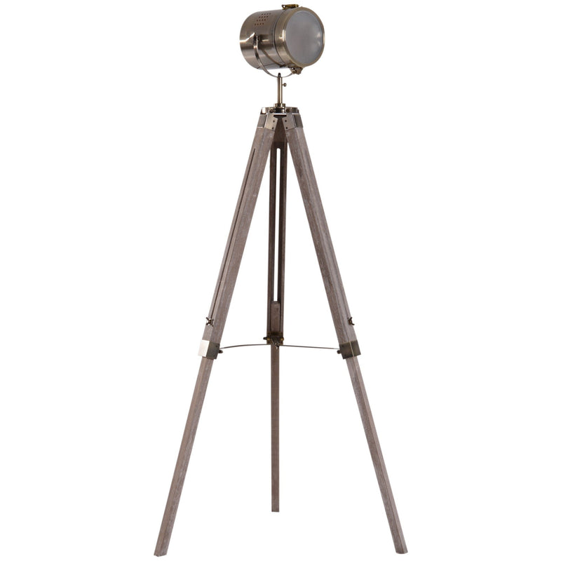Vintage Tripod Floor Lamp, Photography Spotlight