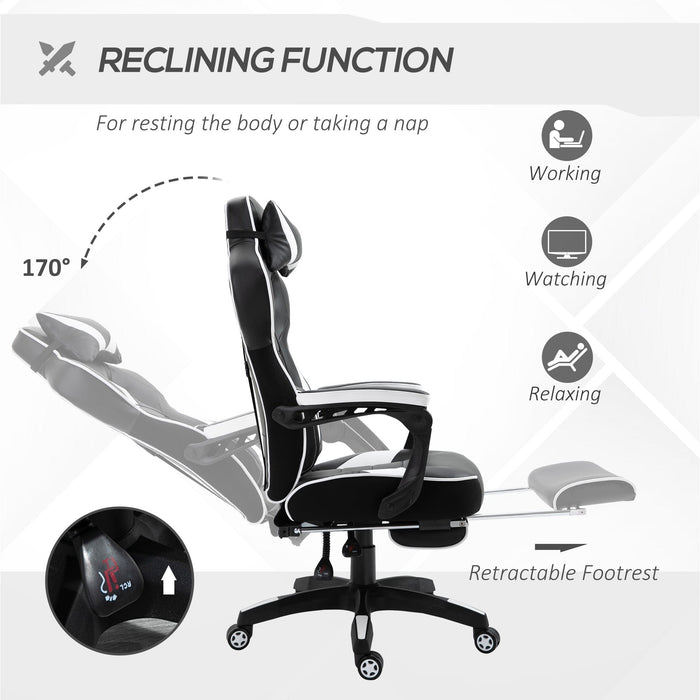 Racing Gaming Chair White