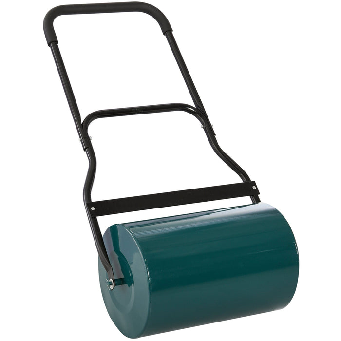 40L Lawn Roller, Collapsible Handle, Water/Sand Filled