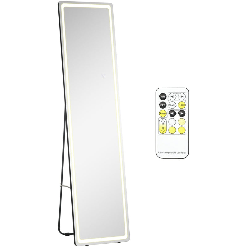 Full-Length LED Mirror with Remote Control