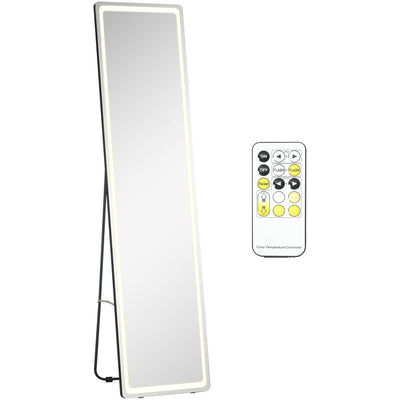 Full-Length LED Mirror with Remote Control Homcom