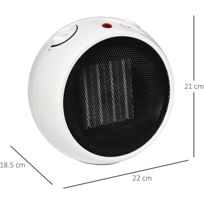 Small Ceramic Electric Heater, 900W/1500W