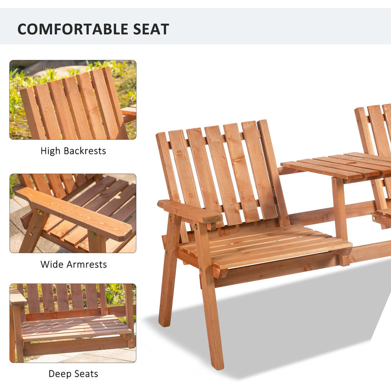 Outdoor Companion Seat Outsunny